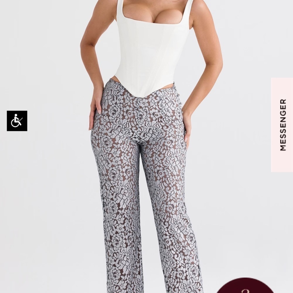 NWOT House of CB Mara Trousers - Picture 4 of 10